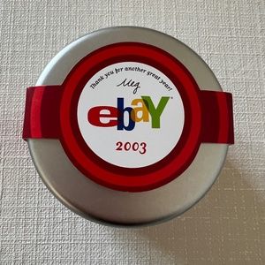 eBay Collectible Watch Box - Tin Trinket Box - Stash Box - 2003